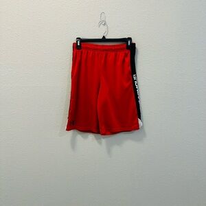 Under Armour Red Shorts Boys Youth Large YLG
